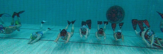 underwater swimmers